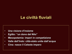 le civiltà fluviali