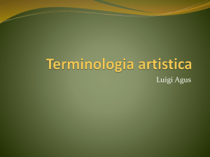 Terminologia artistica