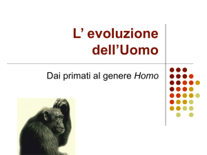 L` evoluzione dell`Uomo