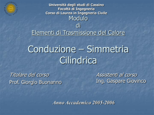 Elementi di Trasmissione del Calore