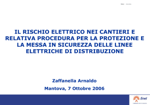 Il rischio elettrico nei cantieri
