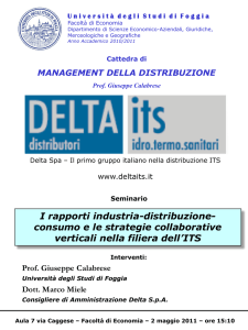 Presentazione di PowerPoint - Dipartimento di Economia