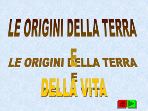 Le origini della Terra e della Vita