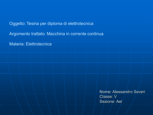 Macchina in corrente continua