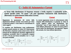 Pre Processing dei dati