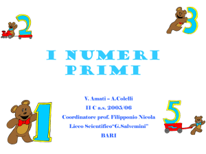 I numeri primi - Matematicando