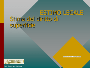 Stima del diritto di superficie