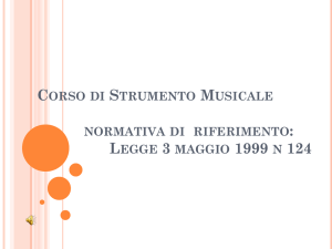 Presentazione strumento musicale 2013_14
