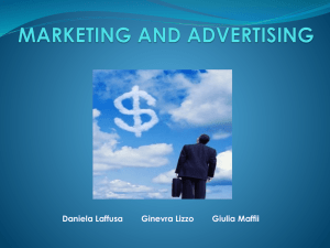 Marketing and Advertising