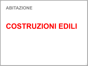 Le strutture dell`abitazione, presentazione con Power Point