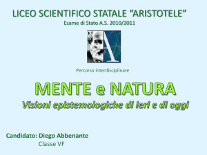 Mente e natura: visioni epistemologiche