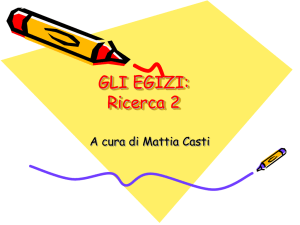 ricerca 2 egizi mattia casti