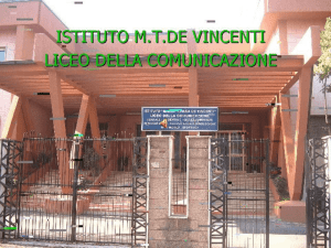Diapositiva 1 - Istituto Piccole Operaie dei Sacri Cuori