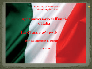 Fratelli d`Italia - Scuola Media Statale MICHELANGELO