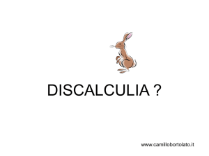 discalculia - Camillo Bortolato