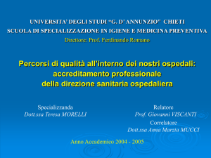 accreditamento professionale della direzione