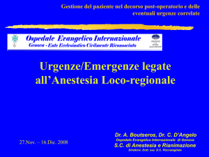 Diapositiva 1 - Ospedale Evangelico Internazionale