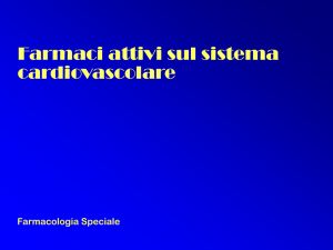 Farmaci del sistema cardiovascolare 1