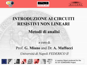 Modellistica delle linee di trasmissione