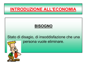 INTRODUZIONE ALL`ECONOMIA – PowerPoint