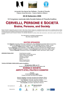 Presentazione di PowerPoint - Società Italiana di Filosofia Analitica