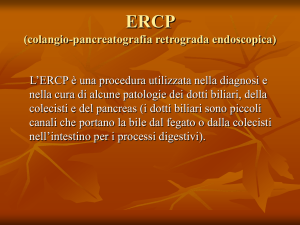 ERCP (colangio-pancreatografia retrograda endoscopica)