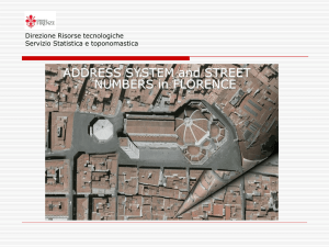 English version system address in Florence