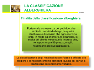 la classificazione alberghiera