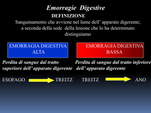 Emorragie Digestive Alte - Agenzia per la Formazione