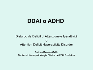 Disturbo da Deficit di Attenzione e Iperattività
