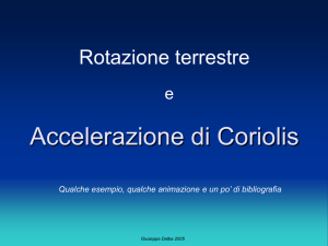 Accelerazione di Coriolis