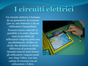 I circuiti elettrici - Centro Studi Arcadia