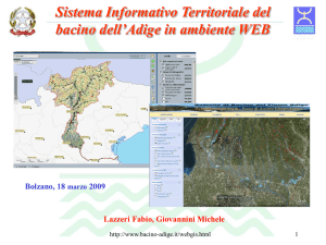 Google Earth - Autorità di Bacino del Fiume Adige