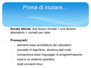 Sistemi Operativi Processi