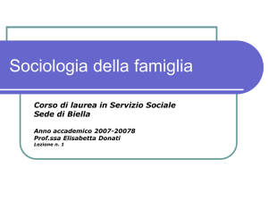 Sociologia della famiglia