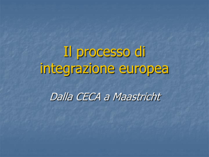 Il processo di integrazione europea