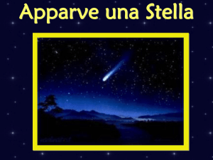 Apparve una Stella