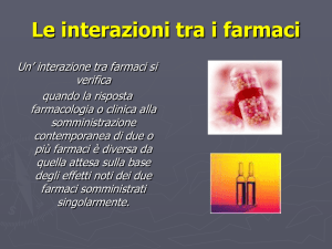Interazioni tra farmaci