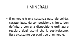 i minerali - WordPress.com