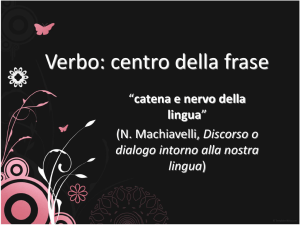 il verbo - Quelli che … studiano.