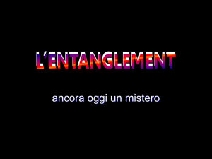 L`ENTANGLEMENT