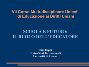 Elisa Iseppi File - E-Learning di Ateneo - I tuoi insegnamenti on-line