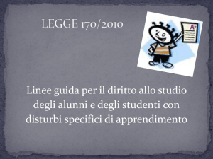 L. 170/2010 - linee guida