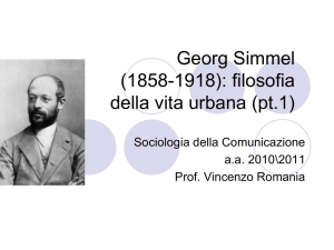 Georg Simmel (1858-1918)