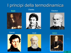 I principi della termodinamica