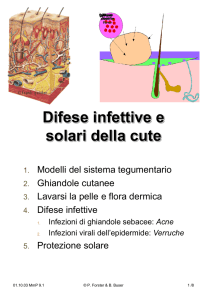 Difese infettive e solari della cute MmP 9.1