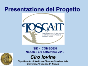 Presentazione del progetto (Ciro Iovine)
