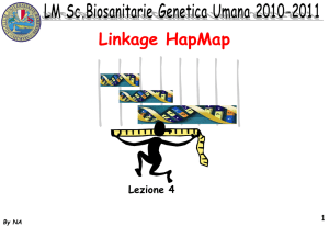 linkage disequilibrium - Dipartimento di Biologia