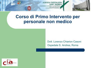 Corso di Primo Intervento per personale non medico
