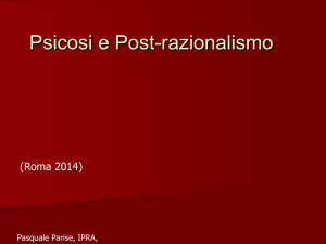 Psicosi e Post-Razionalismo